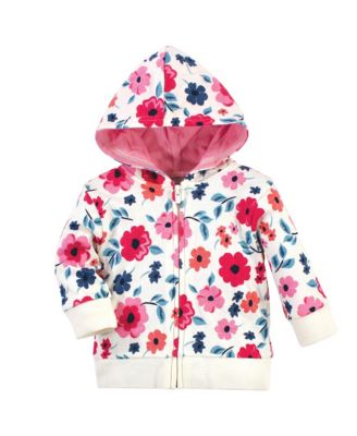 Baby Girls Natural Cotton Hoodie, Bodysuit or Tee Top, and Pant