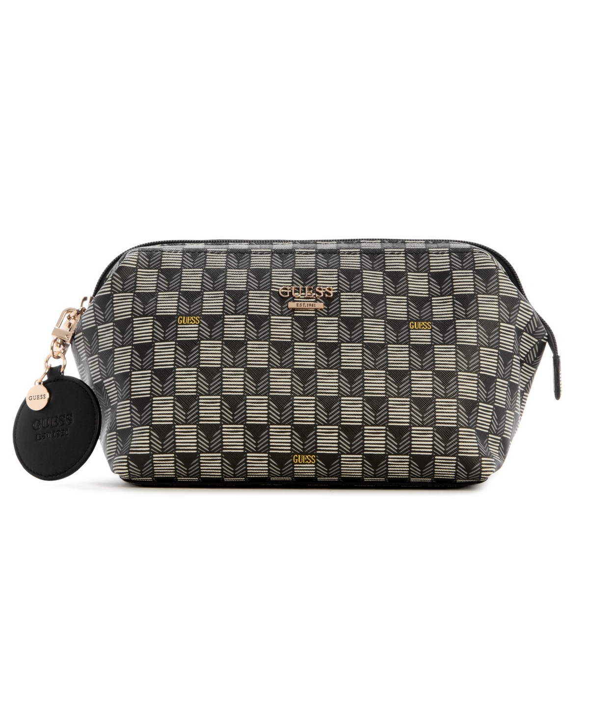 G Wave Logo Zip Around Travel Pouches - Black Logo