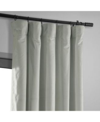 Reflection Grey Signature Velvet Blackout Curtain