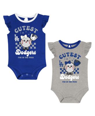 Outerstuff - Newborn Los Angeles Dodgers Cutie Ball Two-Pack Bodysuit Set