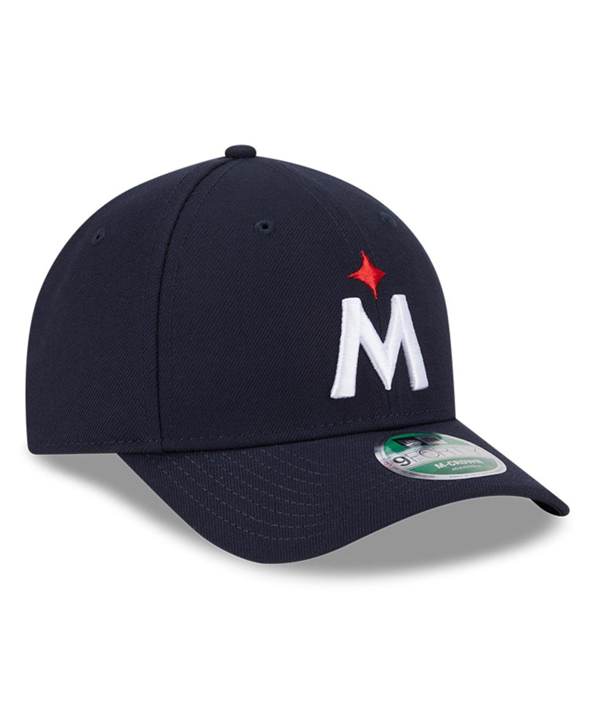 NEW ERA MEN'S NAVY MINNESOTA TWINS PLAYER REPLICA 9FORTY ADJUSTABLE HAT 