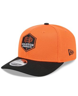Men's Orange/Black Houston Dynamo FC 2025 Jersey Hook 9SEVENTY Stretch-Snap Hat