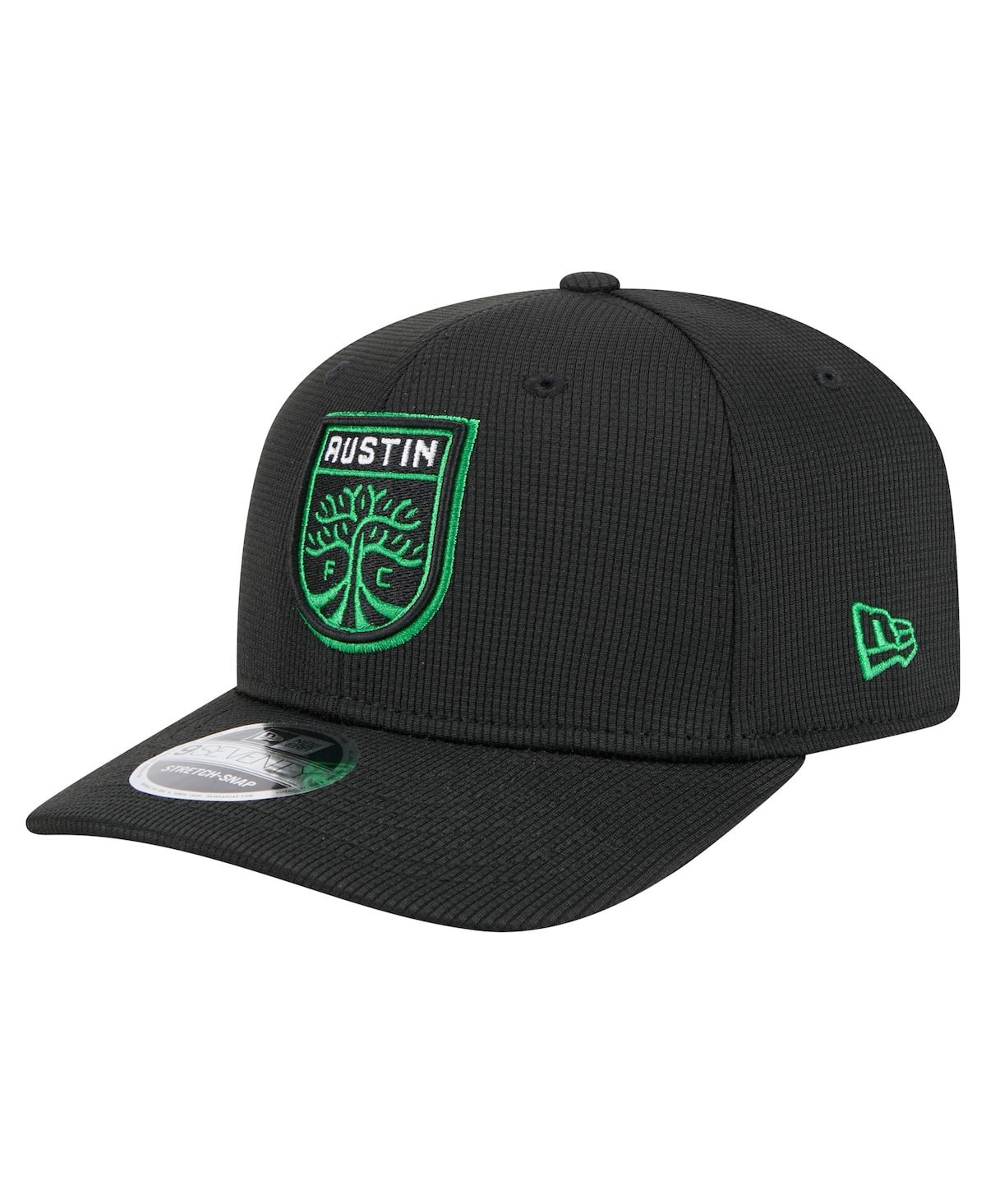 NEW ERA MEN'S BLACK AUSTIN FC 2025 JERSEY HOOK 9SEVENTY STRETCH-SNAP HAT 