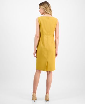 Women's Shawl-Collar Jacket & Sleeveless Dress Suit Set, Regular & Petite 