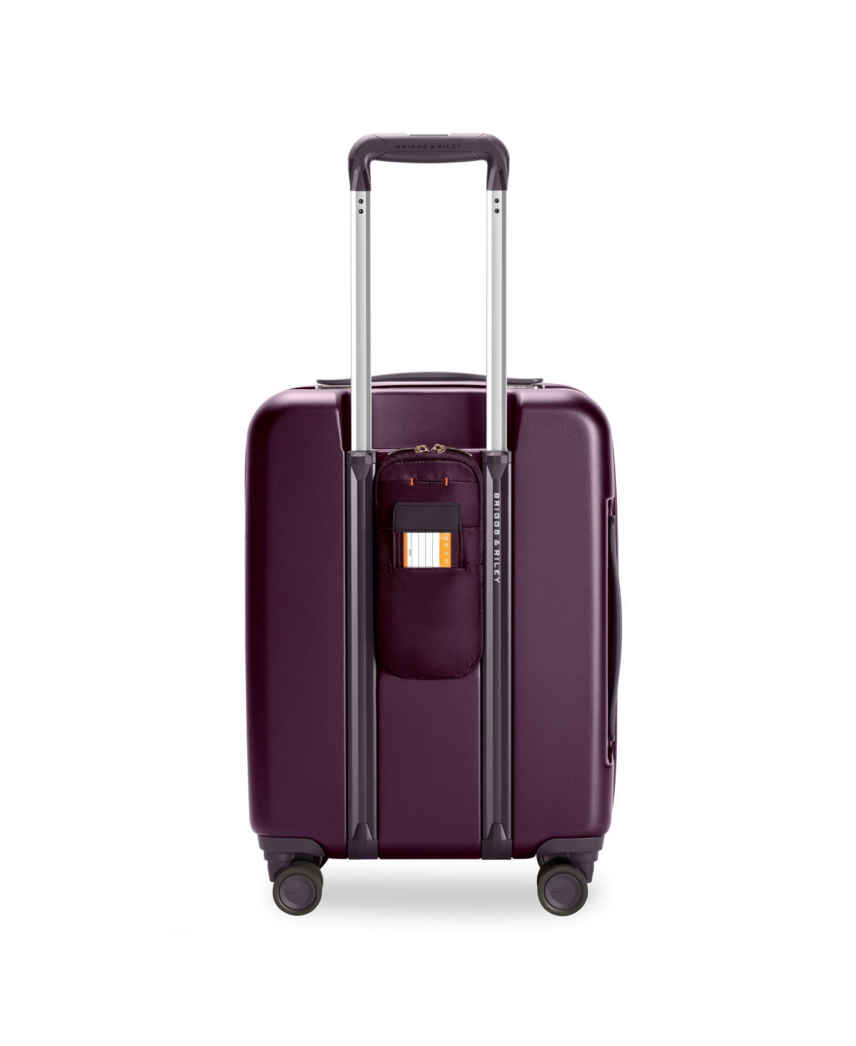 Briggs & Riley 21" Sympatico Global Carry-on Expandable Spinner In Plum