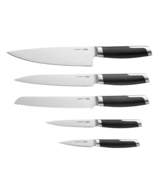 Leo Graphite 6-Piece Knife Block Set