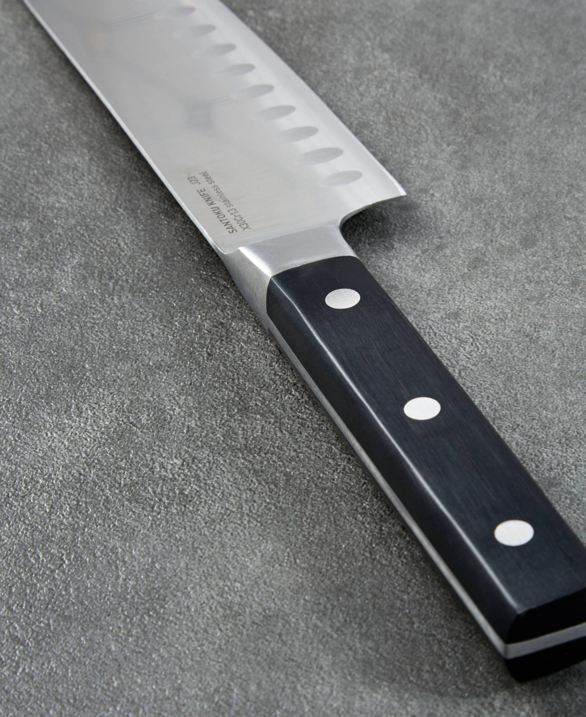 Berghoff Dina Gene 7" Santoku Knife In Black