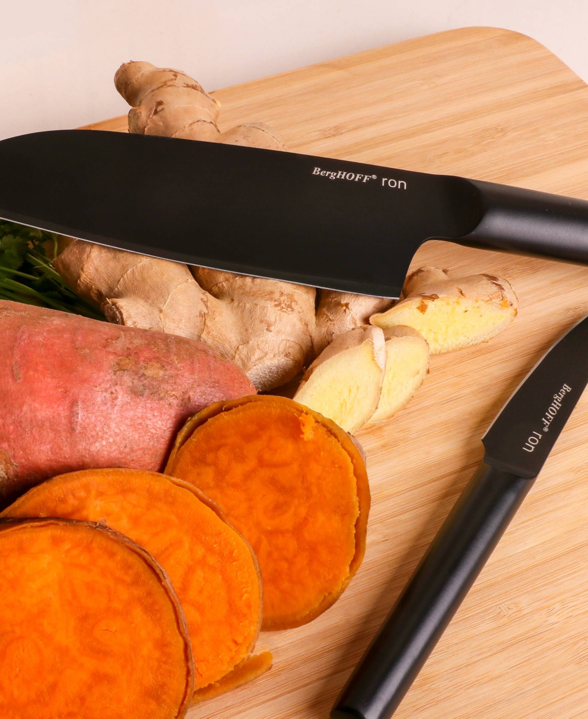 Berghoff Ron Stainless Steel 4-piece Knife Set In Black
