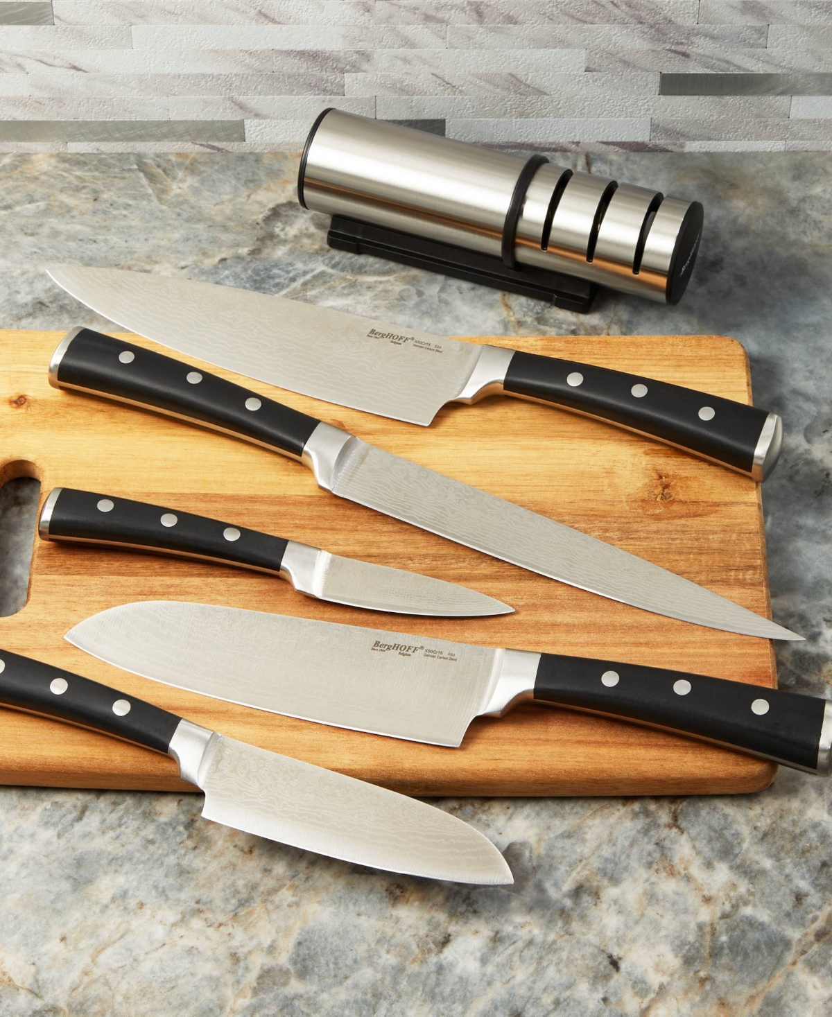 Berghoff Antigua 7" Santoku Knife In Black