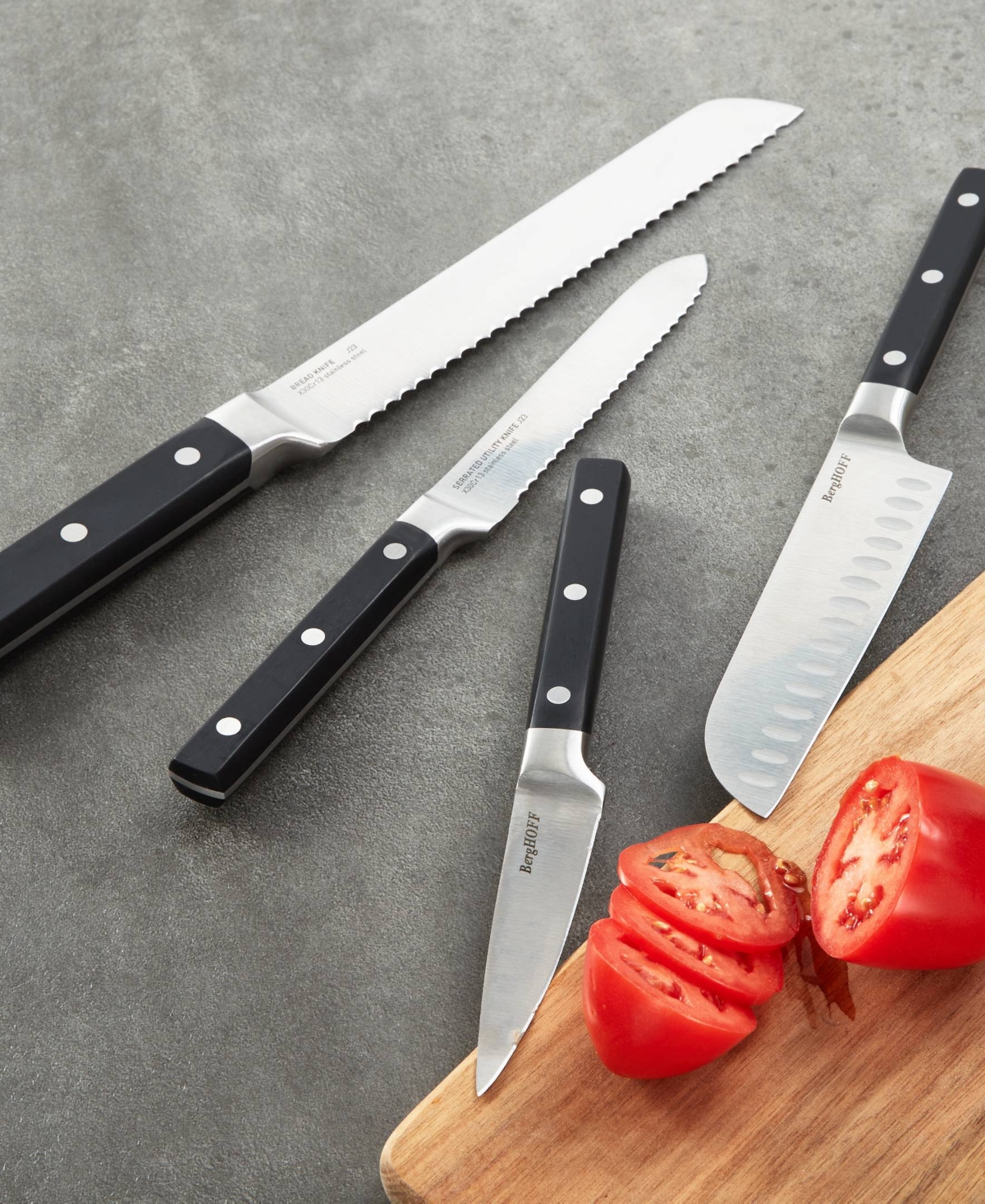 Berghoff Dina Gene 8-inch Bread Knife In Black