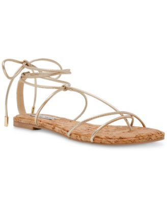 Steve Madden - Women's Myrtle Lace-Up Flat Sandals