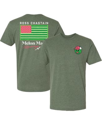 Trackhouse Racing Team Collection - Men's Olive Ross Chastain Melon Man T-Shirt