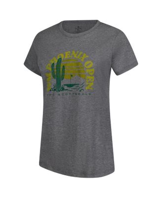 Women's Heather Gray 2025 WM Phoenix Open Cactus Danby Tri-Blend T-Shirt