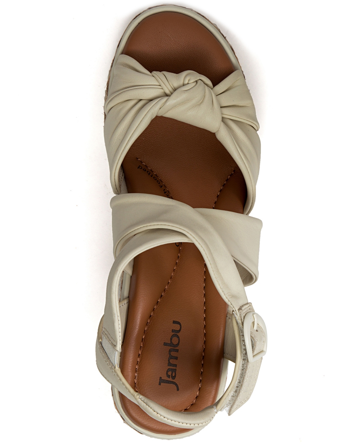 Jambu Diana Wedge Sandal In Eggshell