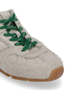 ALOHAS Tb.56 Suede Fuzzy Light Grey Leather Sneakers - Macy's