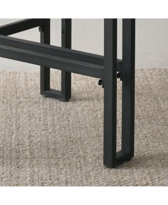 Set of 2 Modern Velvet Counter Stools with Curved Back, Metal Legs & Upholstered Seat