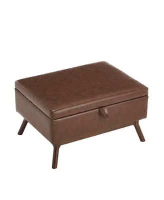 Streamdale Mid-century modern storage bench/coffee table, Assembled, Living/entry/family room