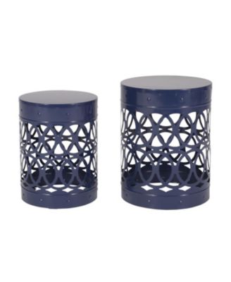 Streamdale Outdoor Metal S/2 end table