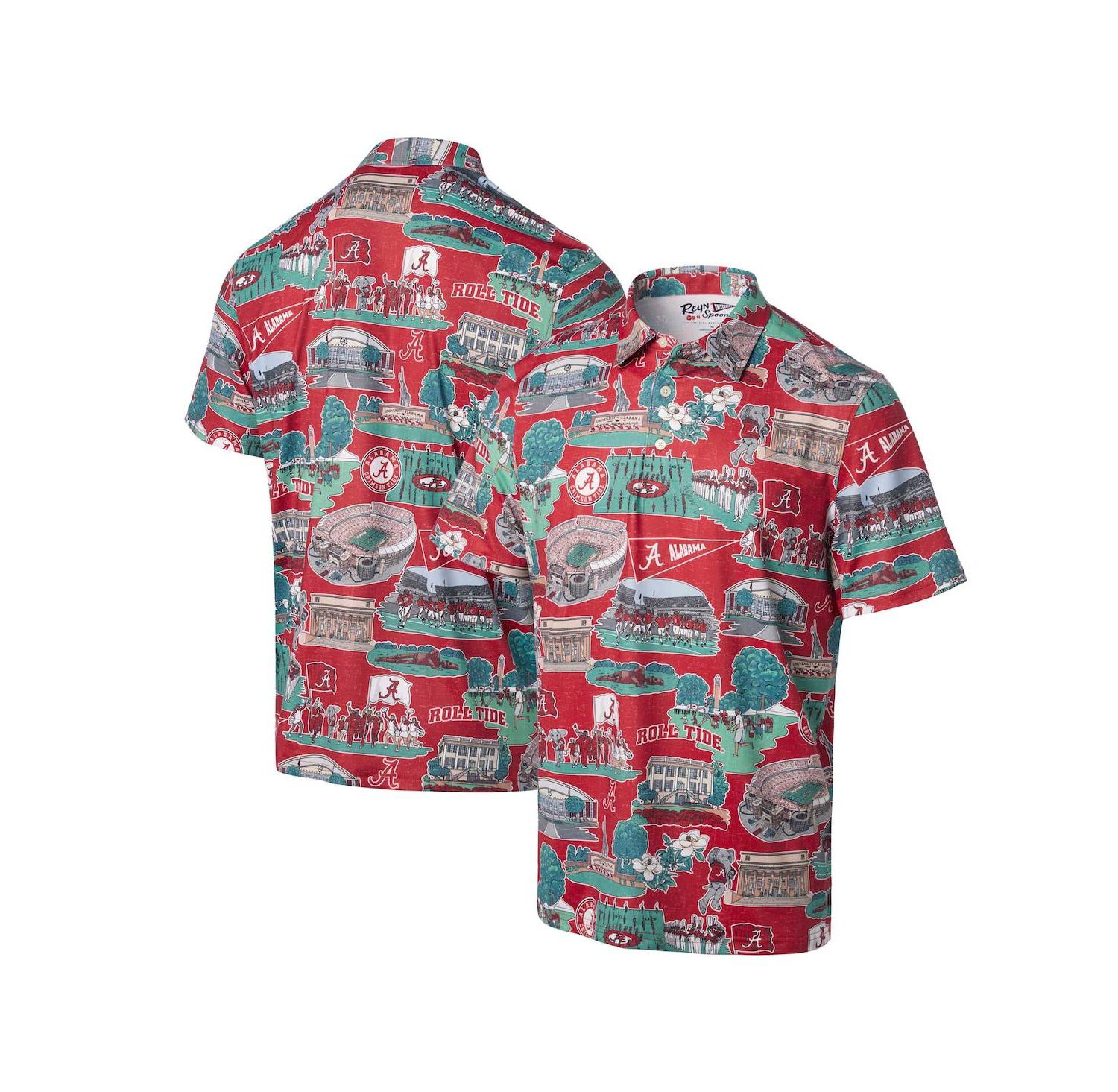 Men's Crimson Alabama Crimson Tide Scenic Polo Shirt