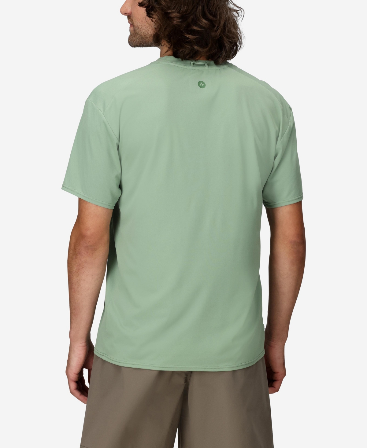 Marmot Men's Airexchange Ultraviolet Protection Factor 50 Short Sleeve Crew Shirt In Green