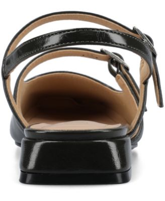 Women's Gretchenn Multi Strap Square Toe Mary Jane Flats