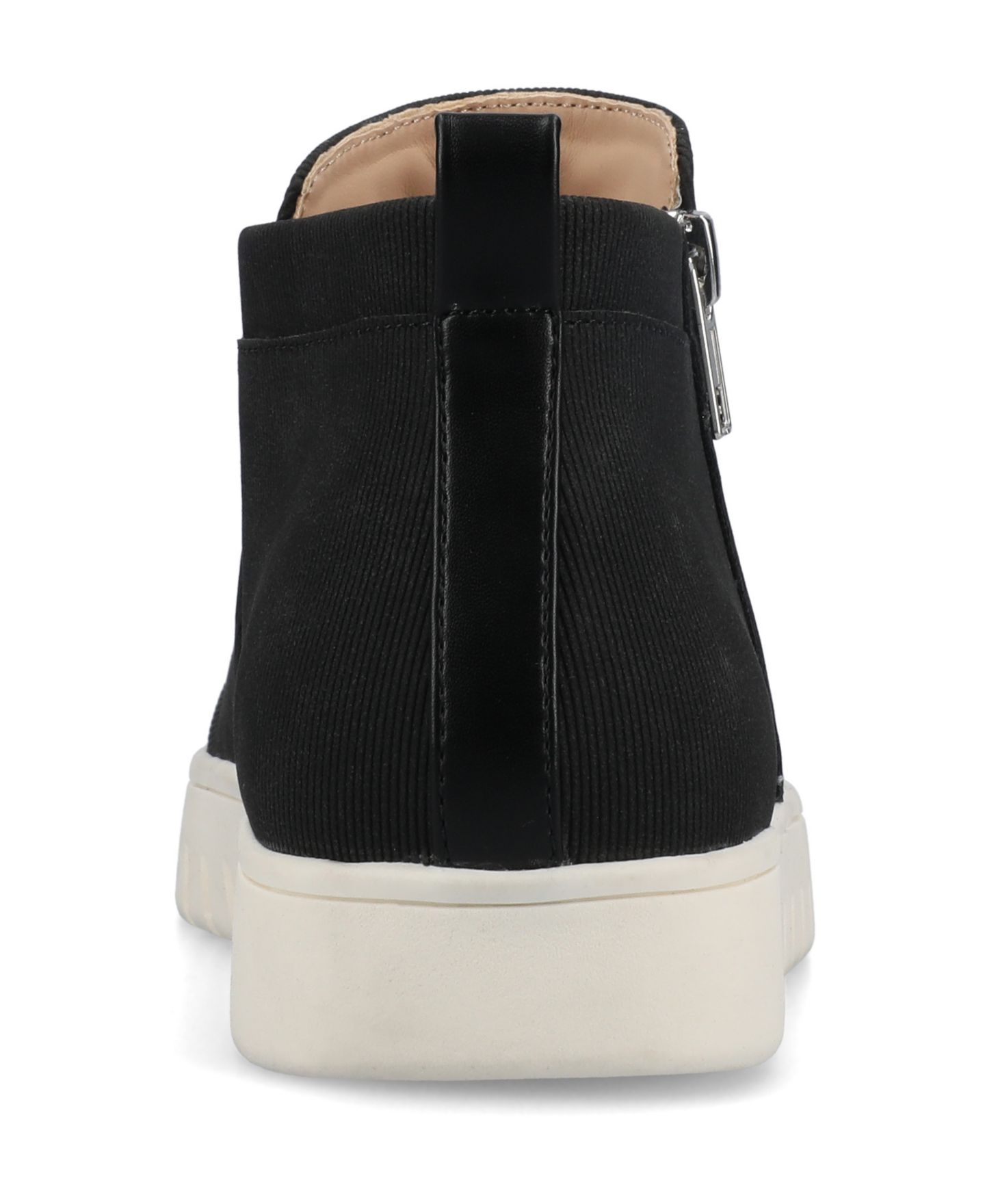Женские кроссовки Journee Collection Alita Platform Slip On, цвет: Чёрный — фото 3