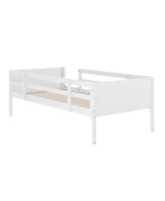 Samuel Kids Bunk Bed With Convertible, Solid Wood Slatted Frame And Easy-To-Climb Ladder With No Box Spring Required