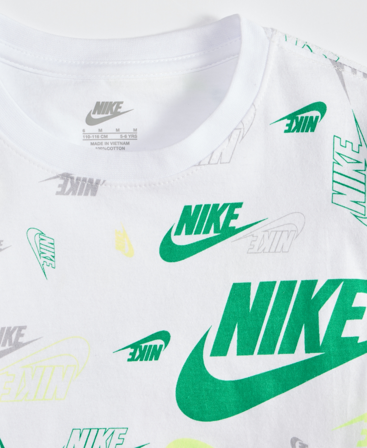 Nike Little Kids Printed T-shirt & Lightweight French Terry Shorts, 2 Piece Set