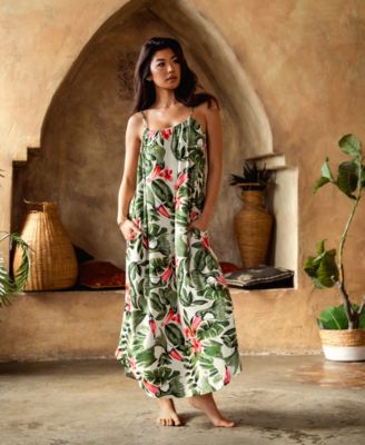 Women's Toucan Printed Wrap Robe