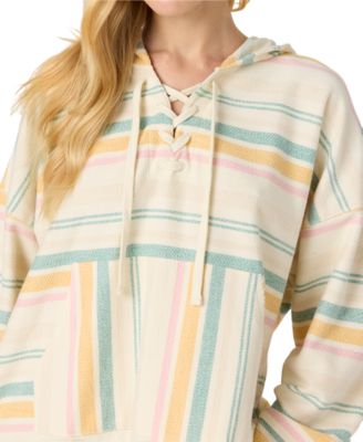 Juniors' Solstice Tie-Front Hoodie