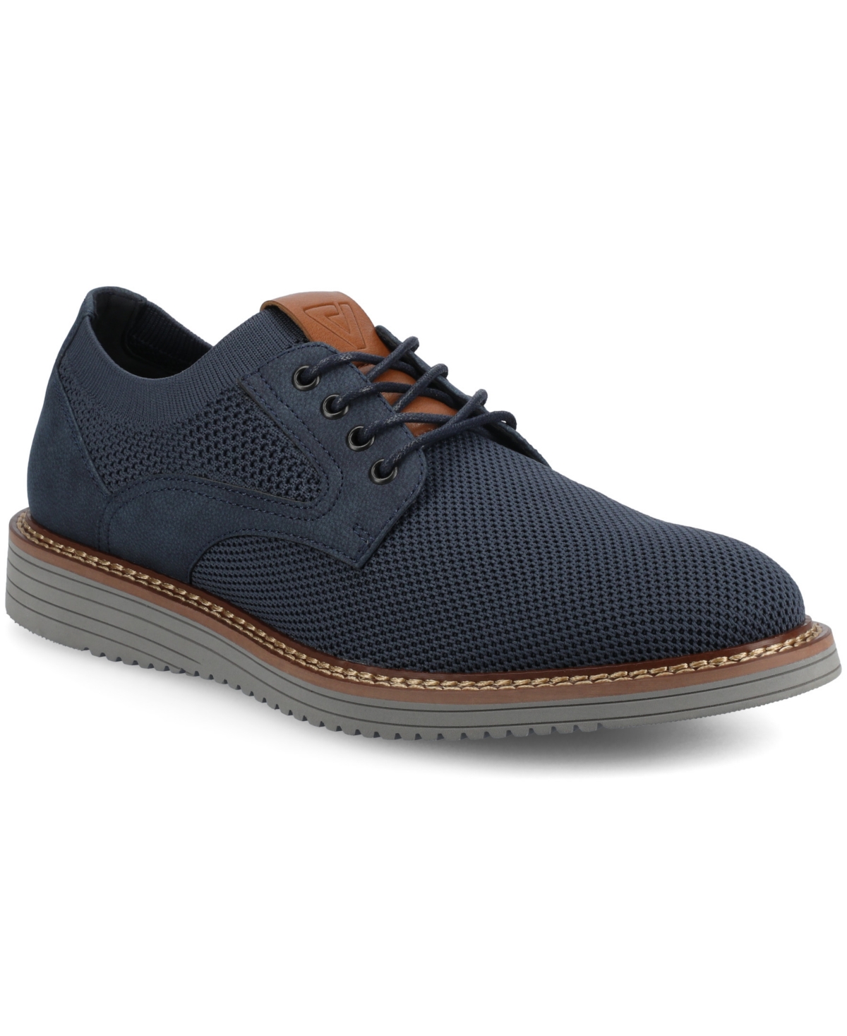 Vance Co. Men's Merrick Comfort Dress Shoe In Navy