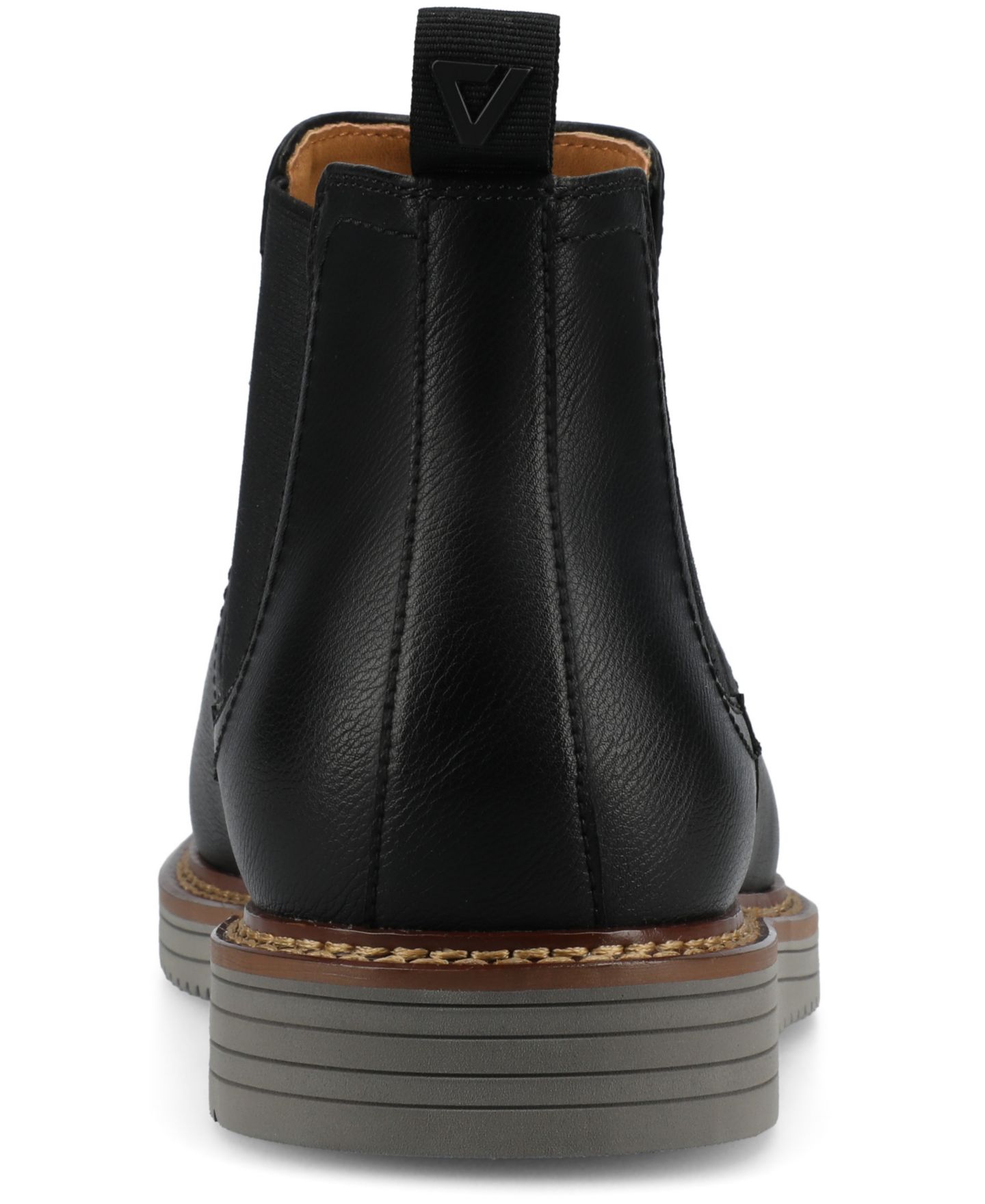 Мужские ботинки Vance Co. Salter Comfort Chelsea Boot, цвет: Чёрный — фото 4