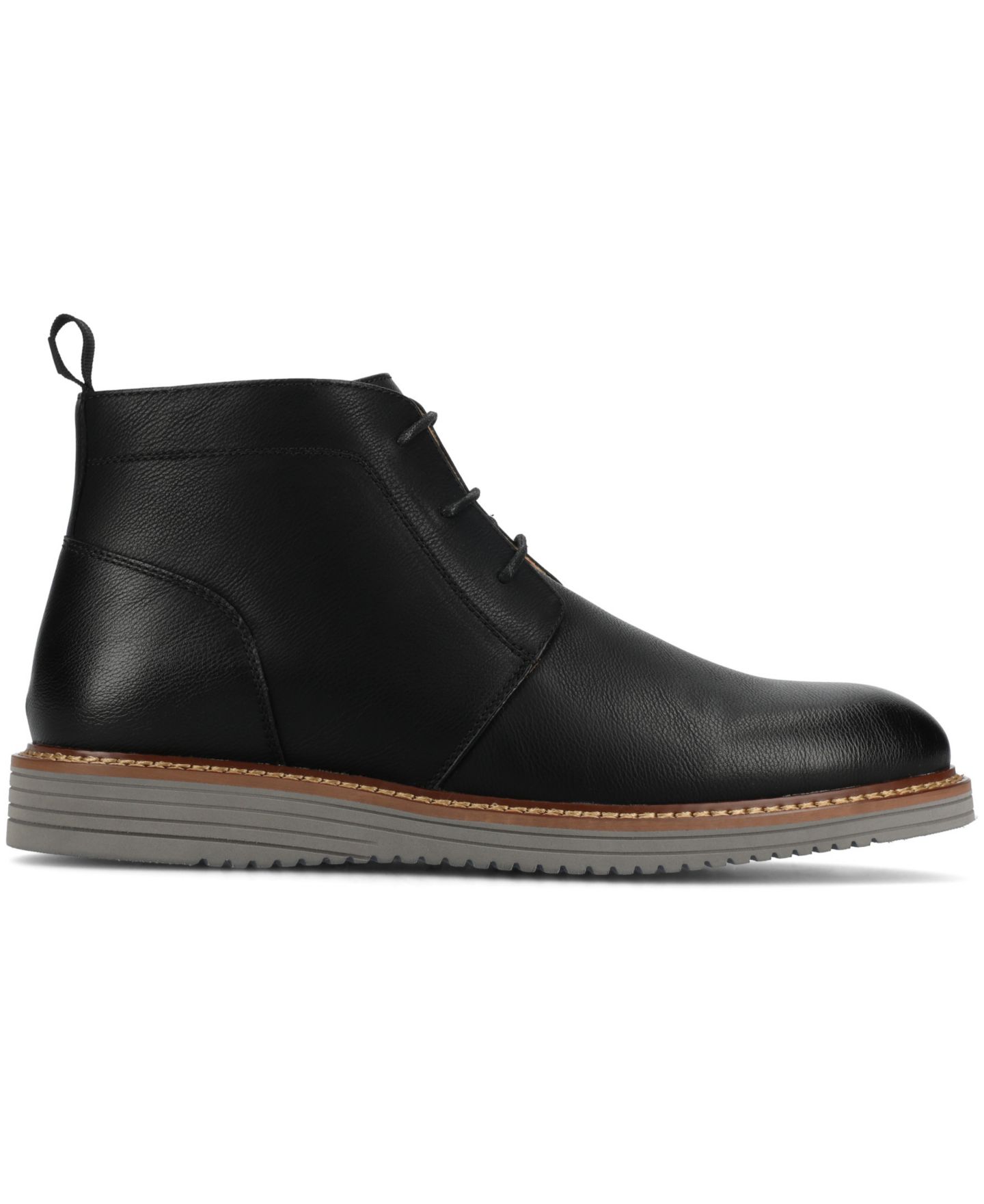 Мужские ботинки Vance Co. Stratton Comfort Chukka Boot, цвет: Чёрный — фото 2