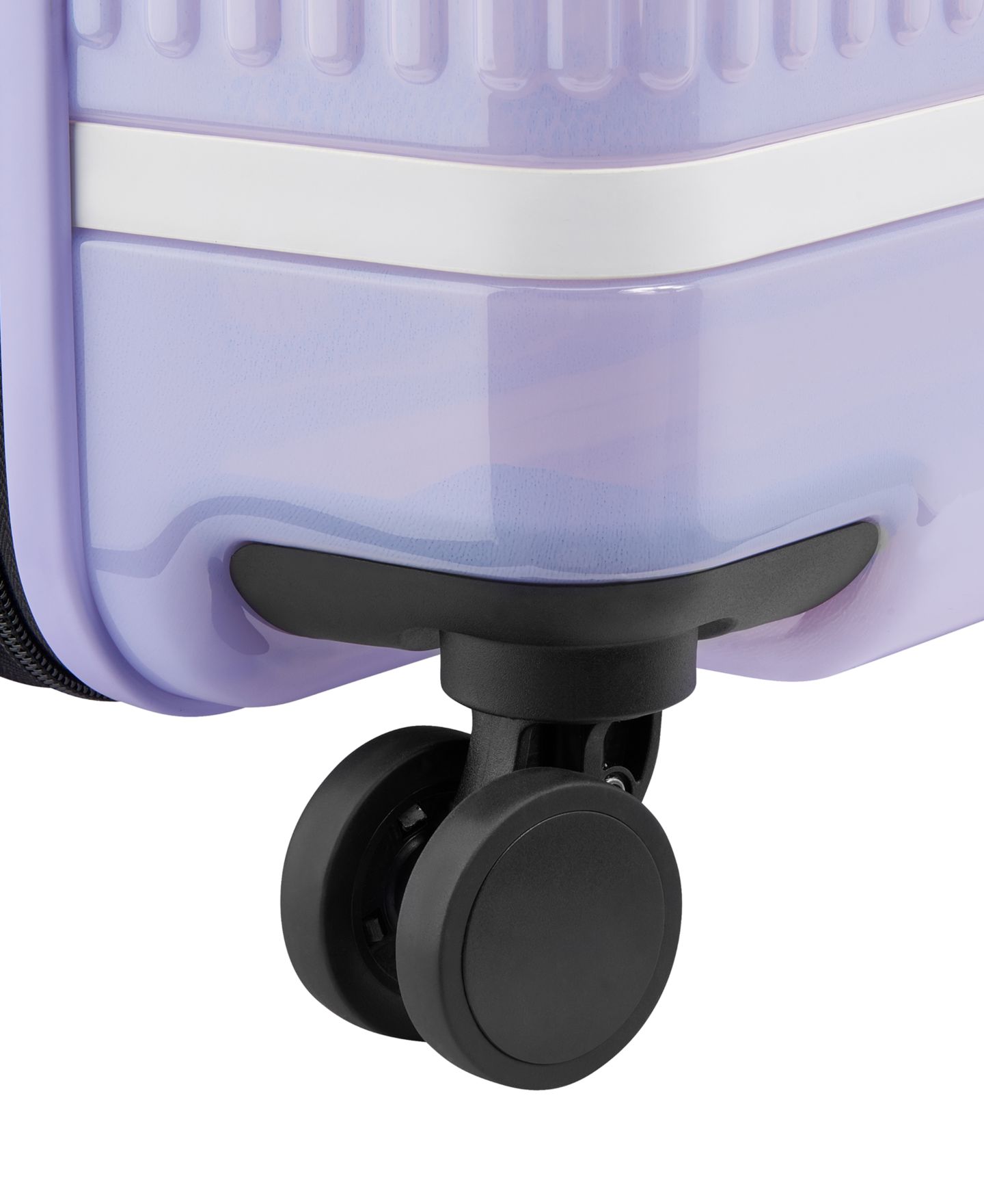 Чемодан florence by mills x Delsey Paris Gotta Glow Medium Hardside Check-In Spinner, цвет: Фиолетовый — фото 3