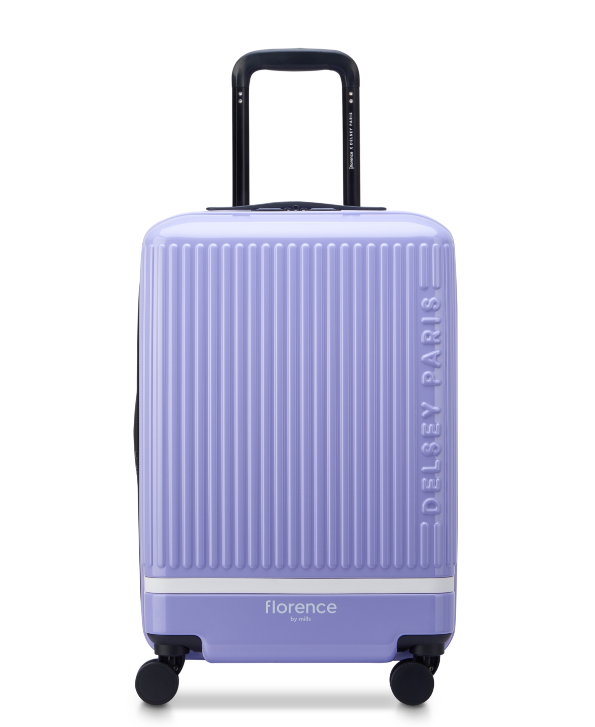 FLORENCE BY MILLS X DELSEY PARIS 20" SPIN ME AWAY EXPANDABLE CARRY-ON SPINNER UPRIGHT 