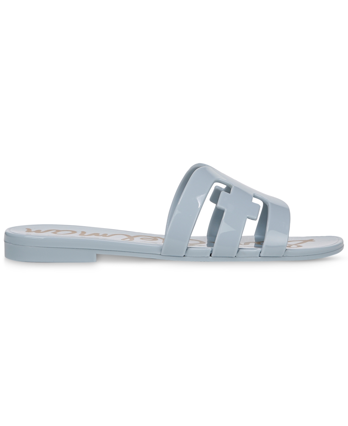 Sam Edelman Bay Jelly Slide Sandal Cape Blue Jelly In Cape Blue