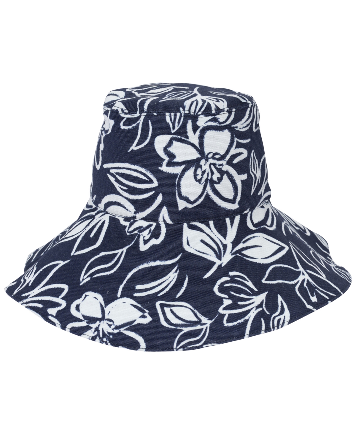 Ralph Lauren Printed Sun Hat In Navy,cream