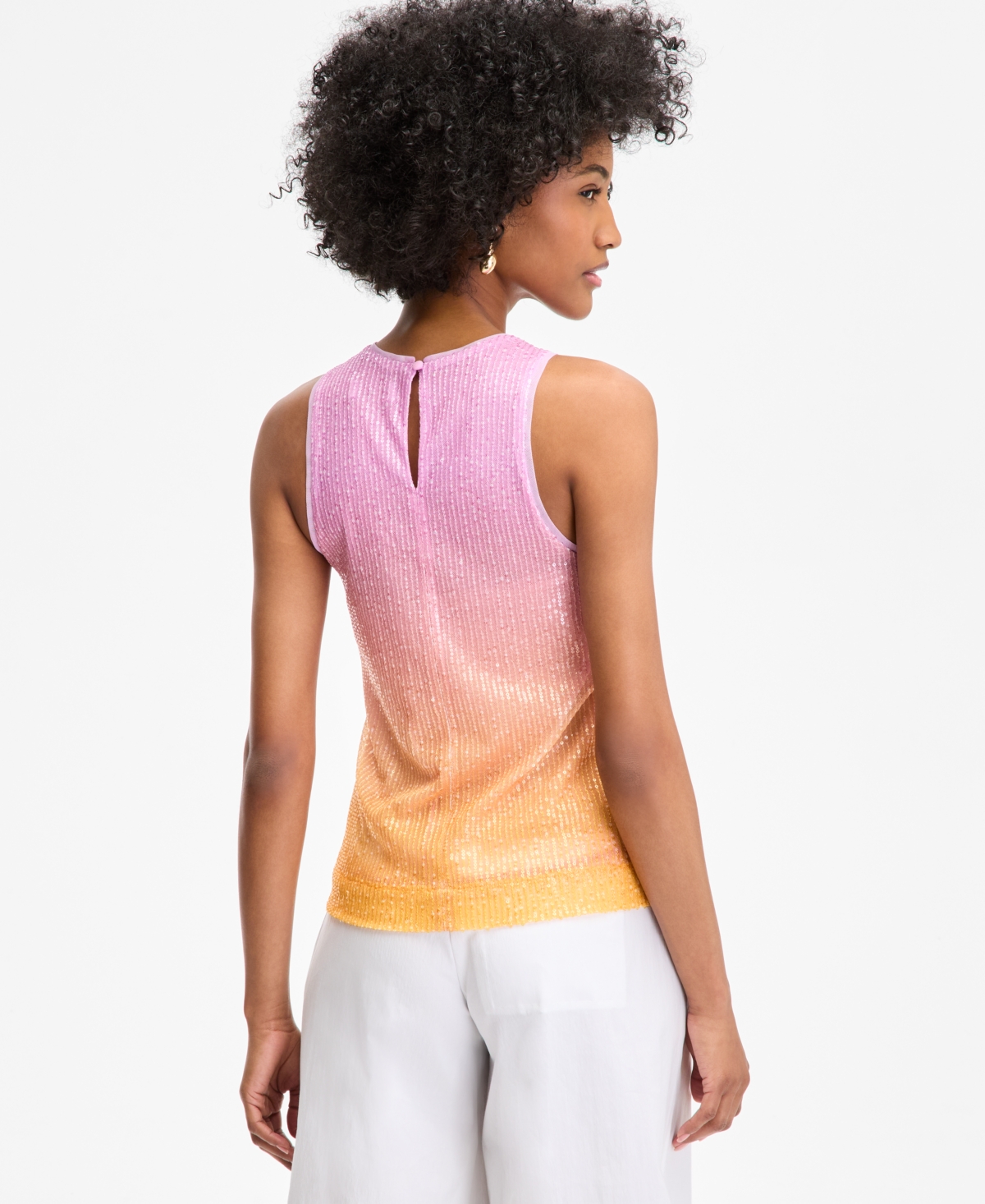 Shop On 34th Women's Ombre Sequin Tank, Exclusively At Macy's