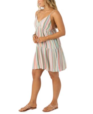 Juniors' Lottie V-Neck Sleeveless Mini Dress