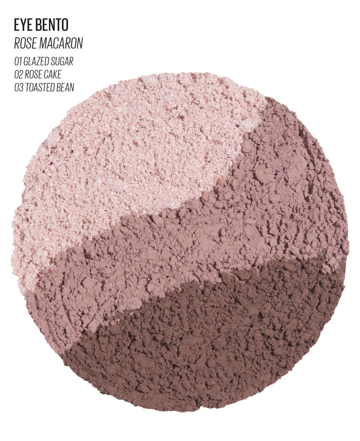Kaja Eye Bento Bouncy Eyeshadow Trio In Rose Macaron