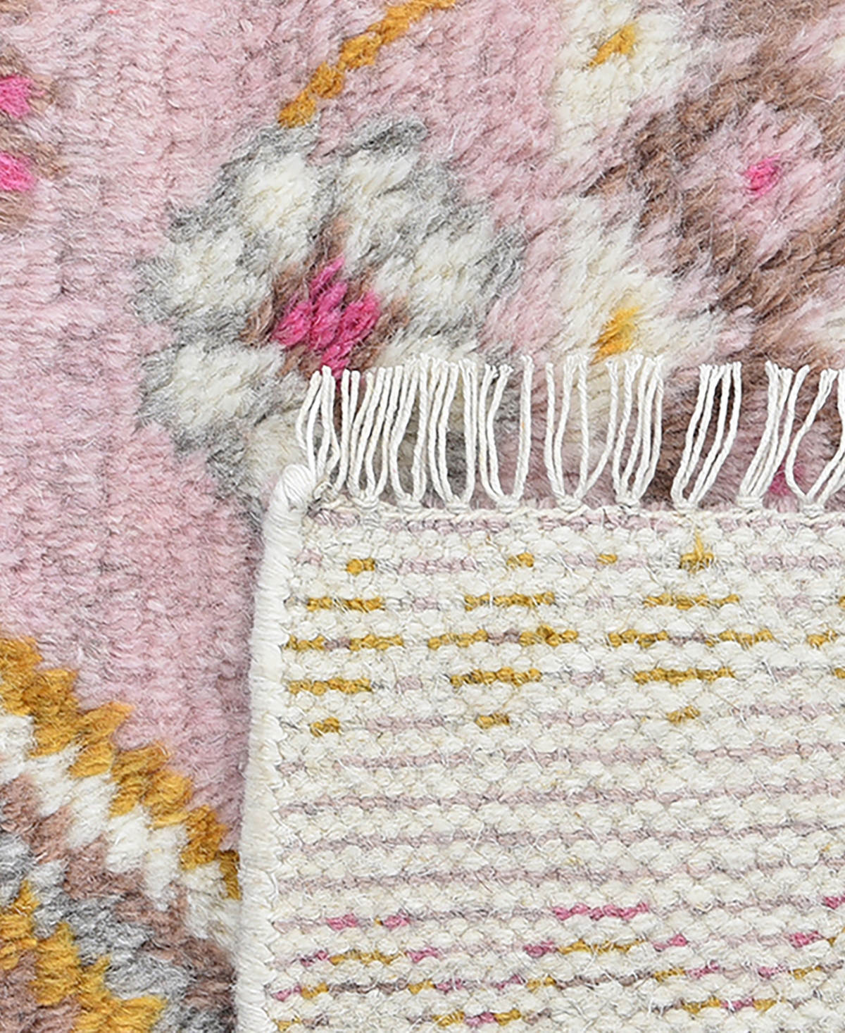 Timeless Rug Designs Hudson S3399 6'x9' Area Rug In Pink