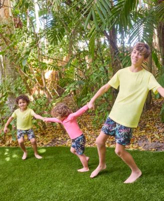 Toddler Boys Rash Guard Top & Swim Shorts, 2 Piece Set