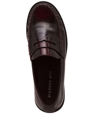 Prep Moc-Toe Tailored Loafer Flats