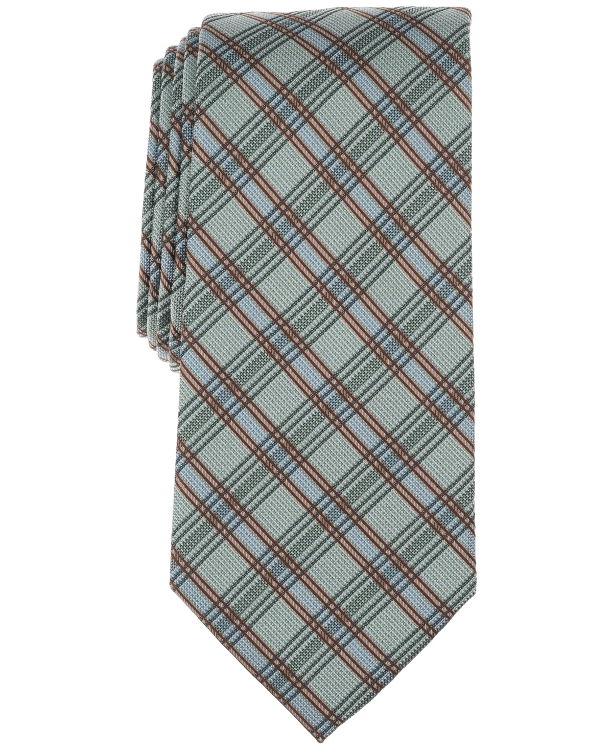 Men's Dalton Classic Plaid Tie - Sage
