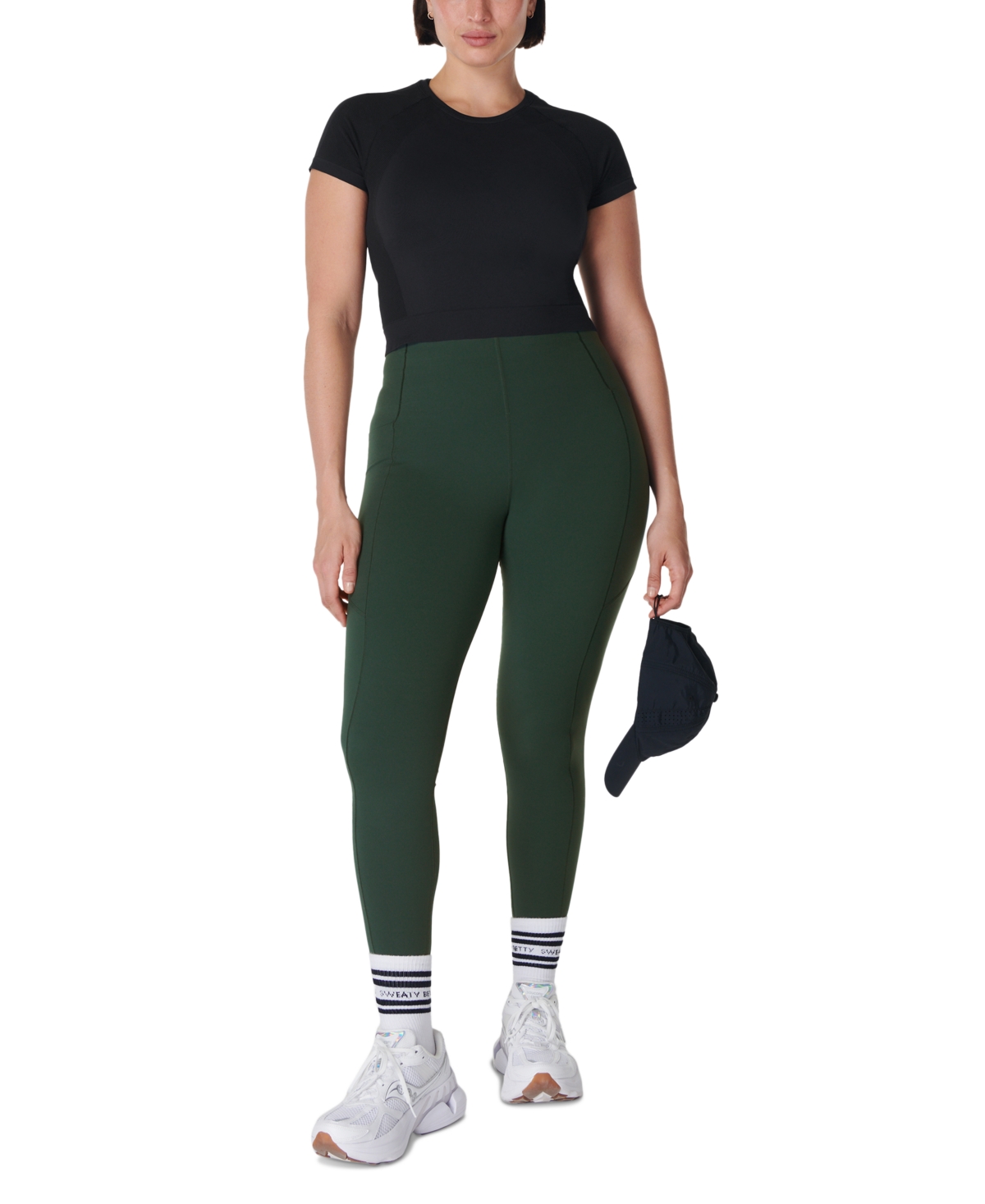 Sweaty Betty Women's Seamless Cropped T-shirt In Black
