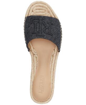 【ラルフローレン】Polly Espadrille Flat Sandals Lauren Ralph Lauren Women's Polly Espadrille Flat Sandals