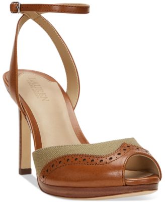 Lauren Ralph Lauren - Women's Kyla Wingtip Dress Sandals