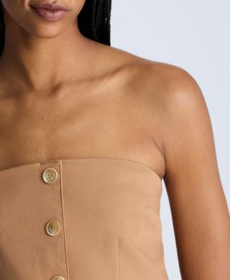 売れ筋商品|||ケネスコール カットソー トップス レディース Women's Strapless Vest Bustier Dark Honey Kenneth Cole Women's Strapless Vest Bustier - Macy's