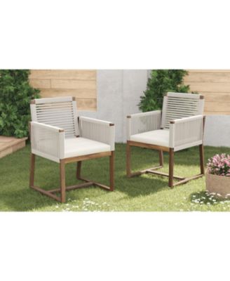 Outdoor Dining Chairs Set of 2