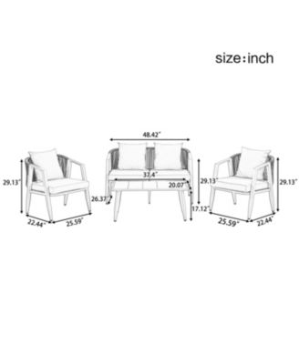 Streamdale Durable, comfy outdoor set, Patio, lawn, poolside ready